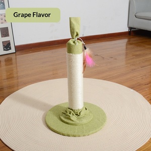 Candy <span class=keywords><strong>Cat</strong></span> Scratching Post - Alat Garukan Kucing Sisal Tahan Lama Anti-Rontok dengan Mainan Bulu Grosir Langsung dari Pabrik untuk Toko Hewan Peliharaan - Product Image 2