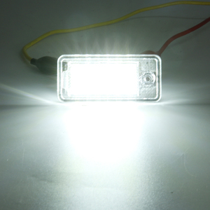 ป้ายทะเบียน LED ไฟป้ายทะเบียนรถ Xenon สีขาวโคมไฟป้ายทะเบียนรถสำหรับ Audi A3 S3 A4 A5 <span class=keywords><strong>A6</strong></span> S6 A8 RS4 Q7 - Product Image 6