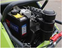 Mini-motoculteur professionnel télécommandé à chenilles diesel 4 temps haute performance 15 CV pour l'agriculture tout-terrain