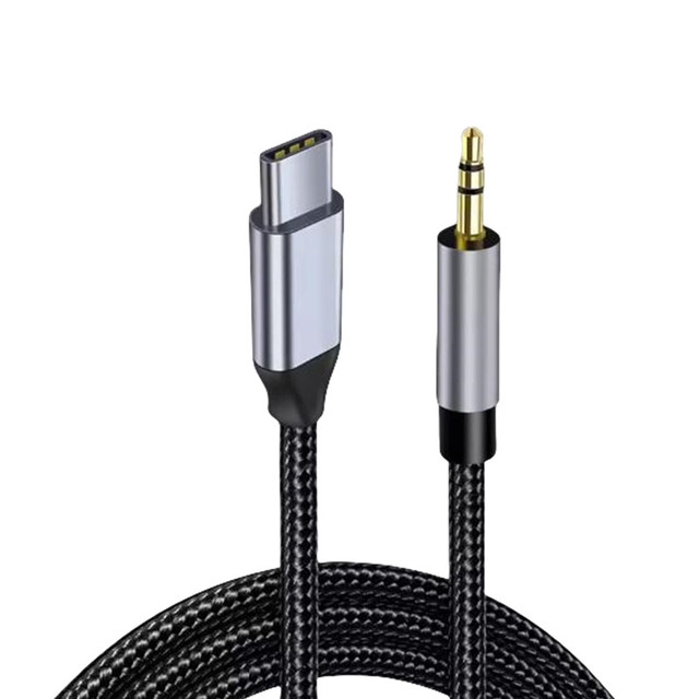 USB Type C to 3.5 MM Jack AUX Cable DAC Type-C Audio Kabel for Car Speaker Headphone Tipo C Auxiliary Adapter Cabo 0.5M 1M 1.5M