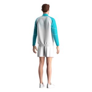 Vêtements de sport à sublimation tendance, séchage rapide, fitness, tennis, sweat à capuche personnalisé à fermeture éclair intégrale, sweat à capuche de haute qualité, t-shirt de sport, tennis - Product Image 6