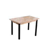 Meubles de restaurant table sur pied 4 tables à manger et ensembles de chaises