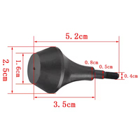 Pointe de flèche en nylon pour tir à l'arc, filetage 8-32, diamètre 0,4 cm, accessoires d'entraînement au tir sur cible pour arc et flèche