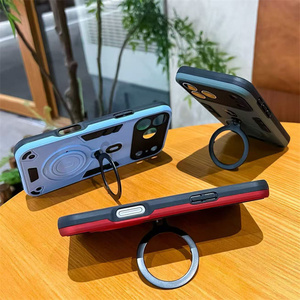 <span class=keywords><strong>Funda</strong></span> Protectora para Teléfono con Anillo Metálico Ajustable a Prueba de Golpes para <span class=keywords><strong>Samsung</strong></span> <span class=keywords><strong>Galaxy</strong></span> S26 Pro S25 S24 S23 FE S22 S21 Plus Edge <span class=keywords><strong>Ultra</strong></span> - Product Image 3