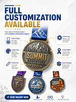 Médailles et trophées de badminton personnalisés, usine OEM, récompenses sportives personnalisées, logo, n'importe quel design, finition ruban, commandes en gros pour clubs