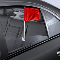 Nouveau support de drapeau en plastique pour fenêtre de voiture, design personnalisé, taille et couleur au choix, pour la Journée patriotique et les élections