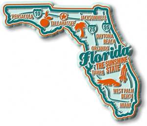 Autocollant magnétique en caoutchouc écologique en forme de carte des États américains, design moderne, décoration pour la maison et le réfrigérateur - Product Image 2