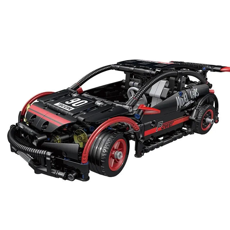 18013 עובש מלך חדש RC Hatchback סוג R MOC6604 חשמלי טיפוס רכב DIY סט בניין בלוקים לבני צעצועי דגם רכב מרחוק