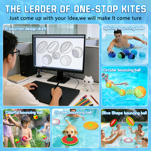 Palla Galleggiante Personalizzata con Logo per Giochi d'Acqua in Spiaggia e Piscina, Palla Rimbalzante in Gel per Sport Acquatici - Product Image 2