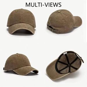 Casquette de baseball unisexe vintage en coton délavé avec logo personnalisé, style Dad Hat - Product Image 3