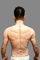 Costume de Muscles en Silicone Version Améliorée Poitrine et Bras Masculins Réalistes pour Cosplay Halloween Carnaval