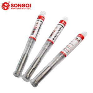 Forets SDS Plus SONGQI à grain diamanté - Perçage 3 fois plus rapide dans le béton et la maçonnerie avec une durabilité extrême et des vibrations réduites - Product Image 3