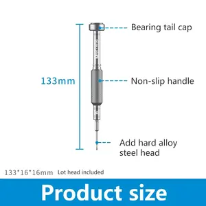 MaAnt MY-901 Jeu de tournevis trigonaux de précision Insert de queue Cross Pentagon Outil de <span class=keywords><strong>réparation</strong></span> et de <span class=keywords><strong>d</strong></span>émontage <span class=keywords><strong>d</strong></span>'ordinateur de téléphone portable - Product Image 6