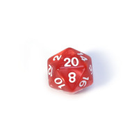 Dés D20 Aléatoires Polyédriques en Vrac, Icosaèdres en Perle, Transparents et Colorés de Haute Qualité pour Jeux de Société