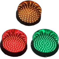 Module de remplacement de feux de signalisation LED pour parking avec boîtier PC résistant aux UV, alimenté par le réseau électrique, cœur rouge et vert