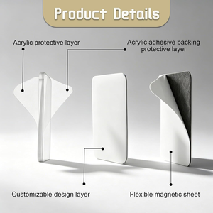 Proveedor Mayorista de Imanes Acrílicos para Refrigerador, Transparentes, Ecológicos, Ligeros, con Bordes Suaves, Diseño Personalizado - Product Image 3