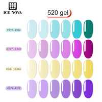 520 couleurs de vernis gel comprennent des paillettes nude paillettes une étape colle inodore sans hema couleur riche pour salon de manucure et bricolage