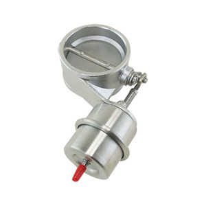 Vanne d'arrêt d'échappement à commande sous vide 2,5 pouces 63 mm normalement fermée en acier inoxydable avec raccord à souder pour le contrôle du débit - Product Image 1