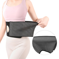 Ceinture de soutien pour stomie Large Confortable Réglable Respirante avec fermeture velcro et élastique en soie de poisson
