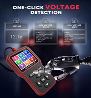 Lector de Códigos OBD II para Automóviles Fault V620, Probador de Voltaje para Automóviles de 12 V, Probador de Carga del Motor, Herramienta de Diagnóstico OBD2