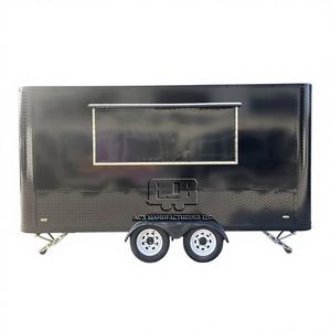 Nouvelle remorque de camion-restaurant à double étage en fibre de verre ACB avec équipement pour snacks et frites – Économique et disponible à la vente - Product Image 1