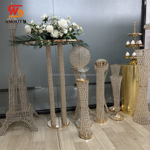 Support professionnel personnalisé en métal pour fleurs Perles de cristal Lisse SMOOT Support professionnel personnalisé pour fleurs en métal Accessoires de vente en gros - Product Image 6