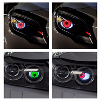 Nouvelles Lumières LED Décoratives Symétriques de Haute Qualité pour Voiture, Effet Œil de Diable, Éclairage Ambiant en Aluminium 12V USB RGB, Rétrofit/Amélioration