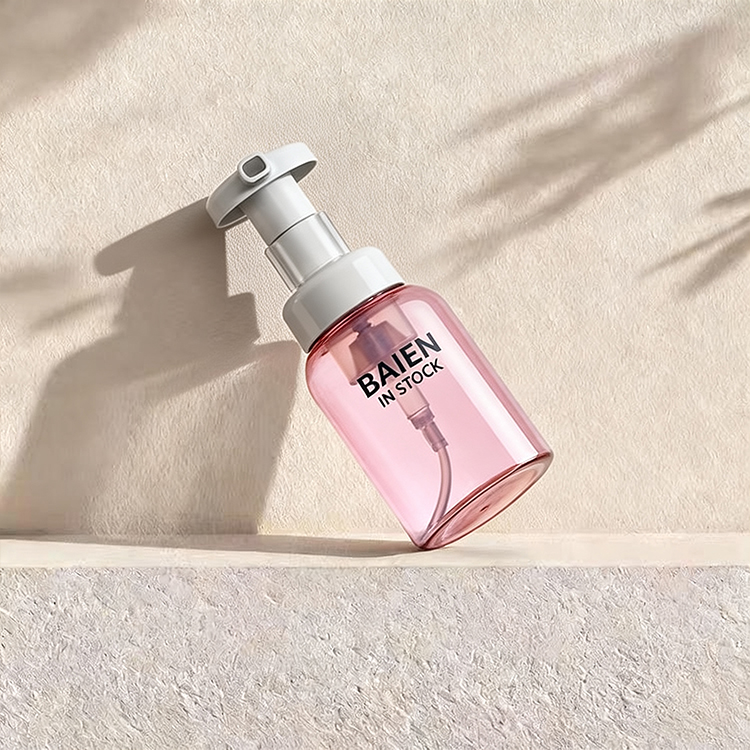 Bouteille en mousse à épaule ronde rose