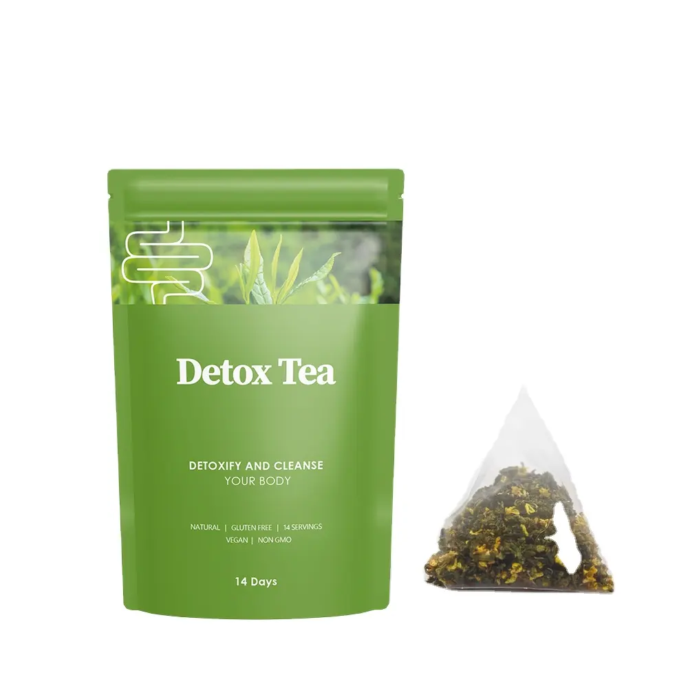 Detox Tea 14 Nylon Tea Bag Teatox Natural Herbal for Body Detox Weight Loss Tea for Colon Cleanse Metabolism Increase