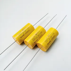 0,68 uf 1uf 100v FRECUENCIA DE divisor de audio de alta fidelidad, amarillo de polipropileno metalizado mkt de película mkp condensador cbb20/