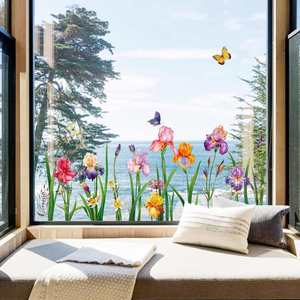Custom Printed Waterproof Electrostatic Decorative Window Glass Mirror Static Cling Decal <b>Sticker</b> Made of Durable Vinyl - Product Image 2