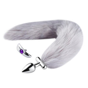 رائع الثعلب/ذيل الكلب المعادن فروي الشرج ألعاب جنسية بعقب المكونات اللعوب الشرج المكونات للنساء البرية ذيل القط الكبار لعبة - Product Image 4