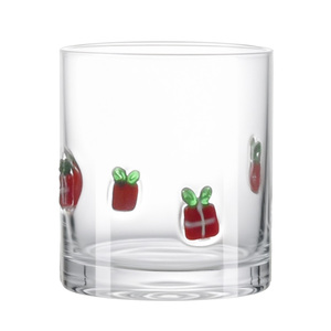 Tasse à boire en verre highball côtelé unique et moderne pour bière, soda, eau, café, style au design classique pour les fêtes de mariage - Product Image 1