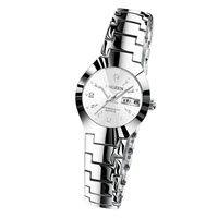 Montre sport en acier inoxydable à quartz Fngeen 5808 au design classique pour les couples, montre de luxe pour les amoureux, pour femmes et hommes