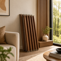Revêtement mural en WPC pour balcon de jardin, imperméable, ignifuge, écologique, panneau de décoration extérieur moderne, intérieur/extérieur