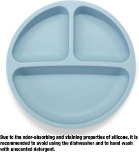 Platos de Silicona Personalizados de Grado Alimenticio para Niños, Plato de Alimentación para Bebés con Succión - Product Image 3