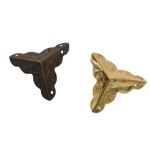 <b>Corner</b> <b>Protector</b> 25mm Zinc Alloy Yellow Bronze Handmade For Wooden Boxes Wine Boxes Bags - Product Image 5