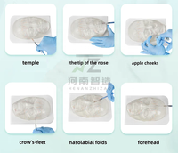 Modelo Facial Transparente para Inyecciones Viales y Nerviosas, para Entrenamiento de Vasos Sanguíneos, Modelo Facial Médico y Cosmético
