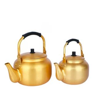 Bouilloire en aluminium jaune, théière en aluminium, cafetière coréenne, grande capacité 10L, chauffe-eau à gaz pour la maison - Product Image 3