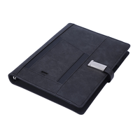 Journal intime écologique à feuilles mobiles personnalisé OEM Pages imprimées planificateur de journal intelligent chargeur sans fil cadeau