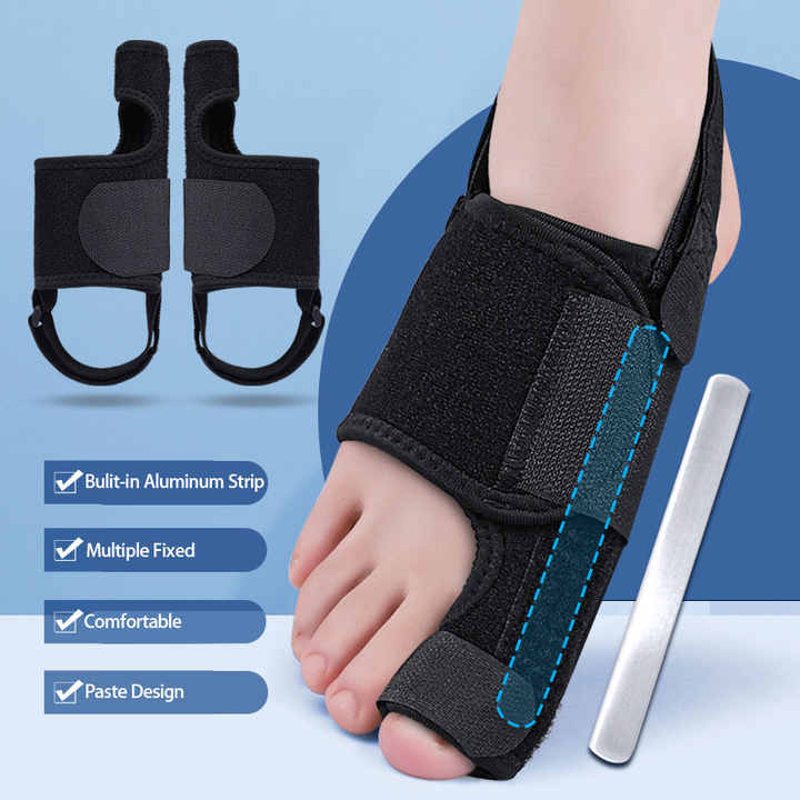 Thumb Eversion Orthosis Big Foot Bone Toe Heavy Toe Divider Adjustable Day and Night Toe Fixation Strap