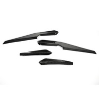 Splitter Samping Serat Karbon Kering 100% Baru Model KB, Trim Canard Bumper Depan untuk G80 G82 G83 M3 M4 2021+ Mobil Performa Tinggi