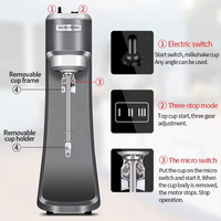 HENGZHI Pembuat Milkshake Komersial Stainless Steel Kecepatan Variabel Kapasitas 1.5L Peredam Kebisingan untuk Kafe Restoran Toko