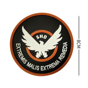 แผ่นแปะยางพีวีซี 3 มิติ แบบสั่งทำพิเศษ ติดด้วยตะขอและห่วง เย็บติดหรือรีดติดได้ มีทุกสี รับผลิตแบบ OEM/ODM สำหรับกระเป๋าเดินทางกลางแจ้ง - Product Image 3