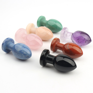 Vente flash - Œuf de cristal Yoni - Jouets sexuels pour adultes - Plug anal en cristal naturel pour femmes - Product Image 6