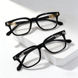 Montures optiques tendance 2025, lunettes en acétate, lunettes carrées tendance, lunettes de vue, monture optique en acétate pour femmes - Product Image 2