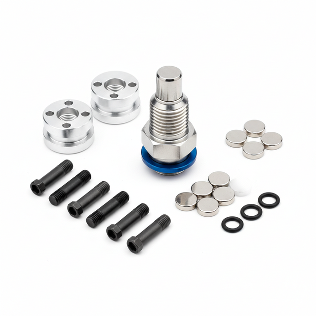 High Precision CNC Machined Stainless Steel Magnetic Oil Drain Bolt for High-Performance Drones and UAV Systems