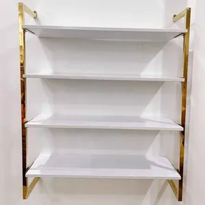 حامل أحذية من الفولاذ المقاوم للصدأ ، رف أحذية مثبت على الحائط - Product Image 5