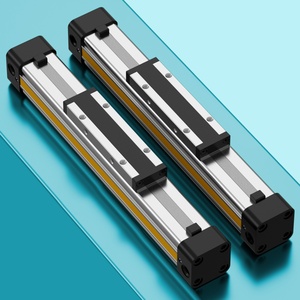 Cilindro sin vástago Parker OSP Serie 25-80 de doble efecto, de aluminio, con amortiguación ajustable, conexión de aire roscada y núcleo de pistón - Product Image 6