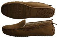 Mocassins d'hiver pour femmes en fausse fourrure marron avec doublure en peluche, semelle EVA thermique antidérapante, vente en gros OEM/ODM